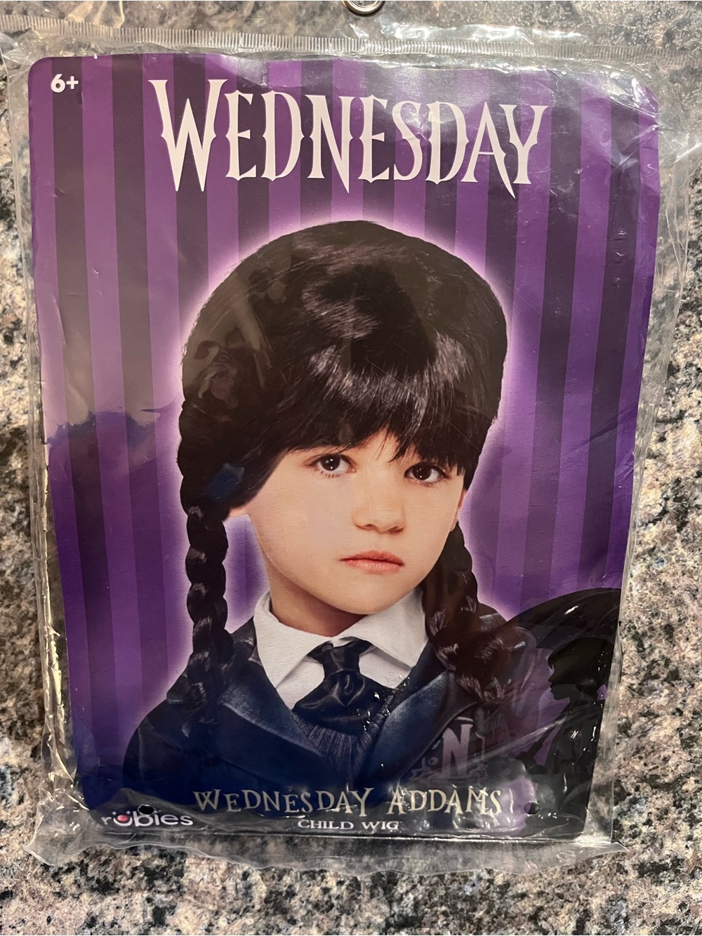 Wednesday Addams Child Wig - Black Rubies Costumes